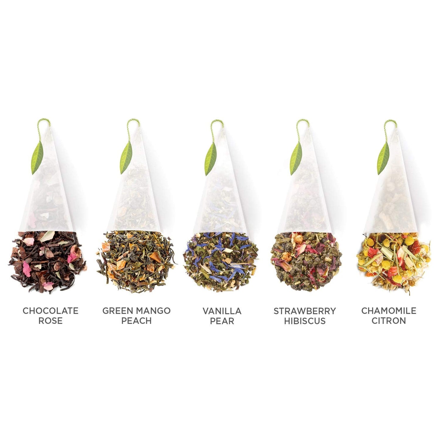 Tea Forte Gift Set with Cafe Cup, Tea Tray, Mini Presentation Box with 10 Handcrafted Pyramid Infuser Tea Bags, Gifts for Mom, Jardin Tea