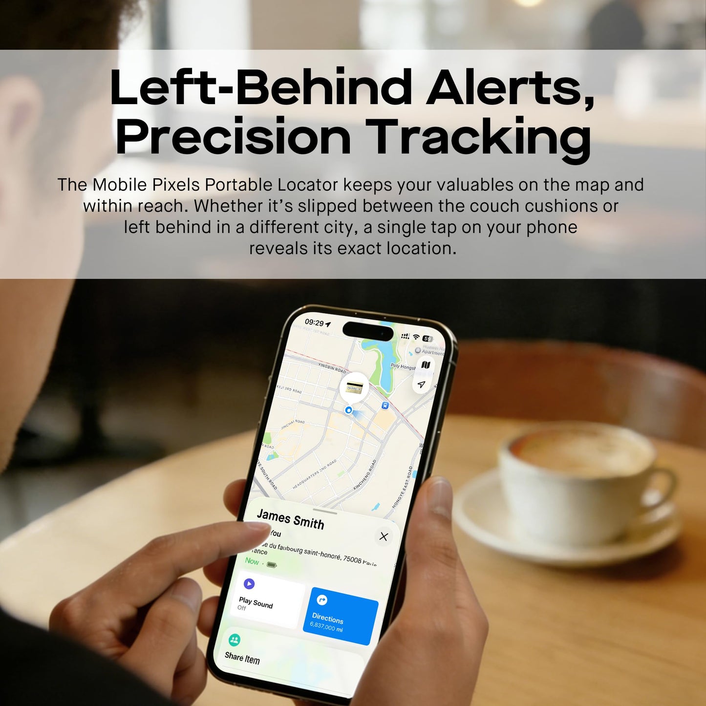 2026 Mobile Pixels Wallet Tracker Card, Works with (iOS and Android), Ultra Slim Rechargeable Bluetooth Tracker, Tracker Key Finder, Portable Item Locator for Wallet, Bags, Luggage (2- Pack)