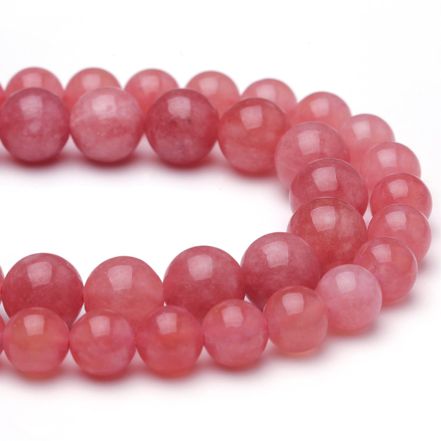 Chicager Natural Stone Beads for Jewelry Making,8mm Ice Type Sunstone Polished Smooth Round Gemstone Beads for Bracelet Necklace 15 Inch