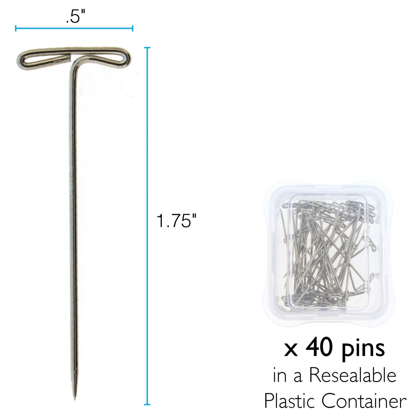 The Beadsmith Mini Macrame Combo - Bead Board 7.5 x 10.5 inches - Box of 40 T-pins 1.75 inches - Bracelet Project & Instructions Included - Ideal for securing & creating Macrame and Knotting Creations