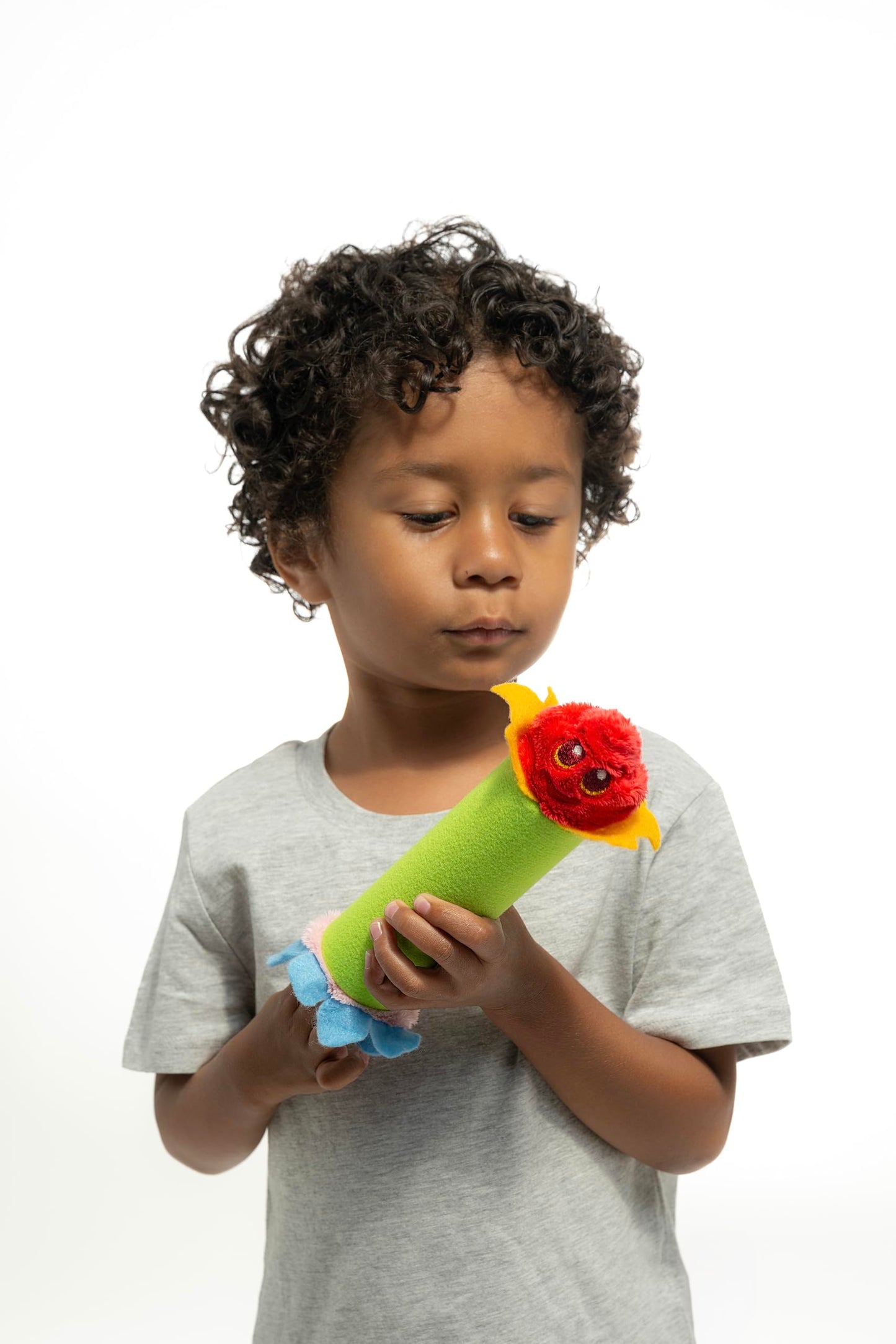 The Calm Caterpillar Bloomie Kit Sensory Toys Stuffed Animals for Kids Learning Resources - Educational Toys Ideal for Calming Corner and Classroom Mindfulness Teaching Toys, Soft Cuddly Design