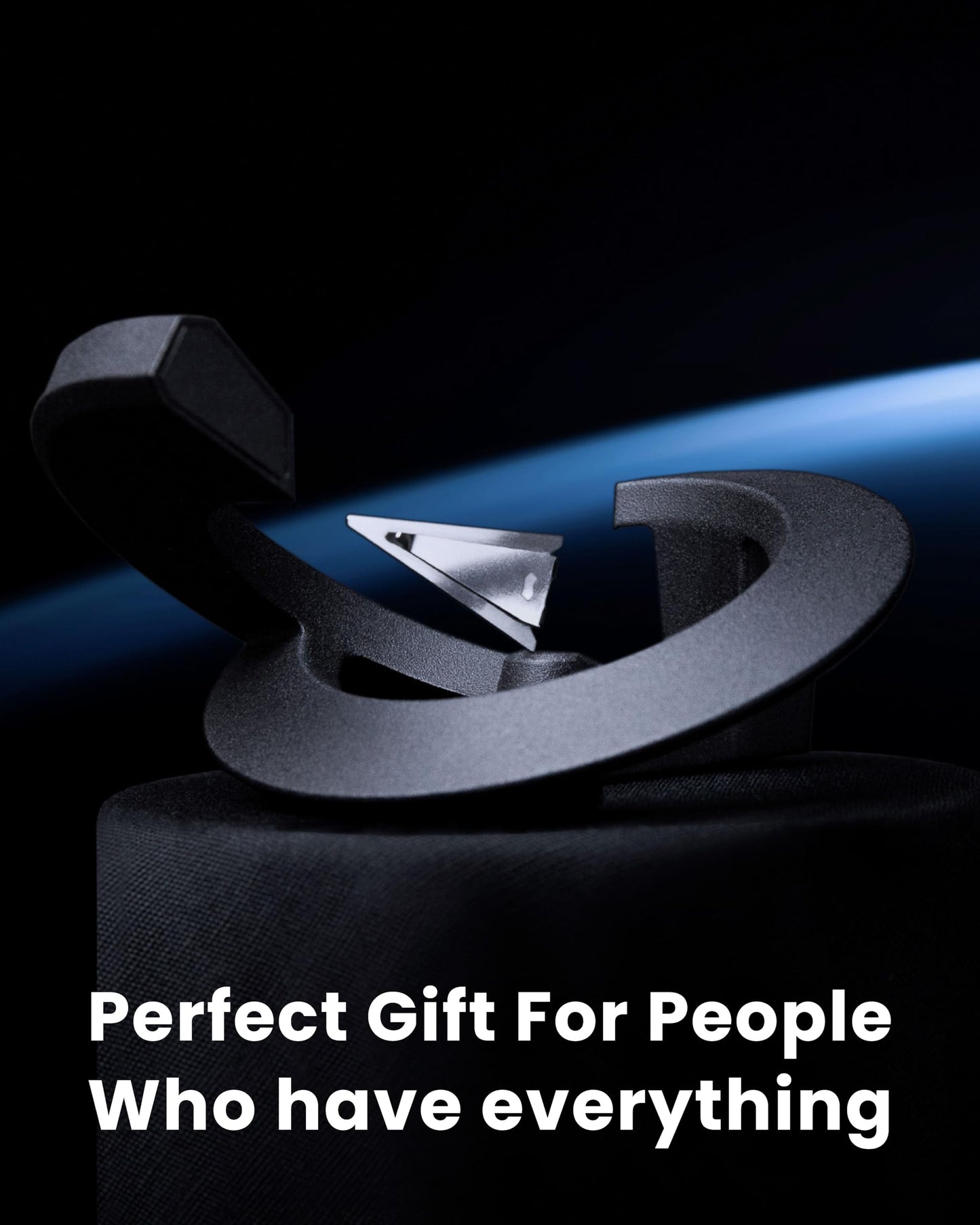 novium Shuttleport, Space-themed Magnetic Clip Holder, A clip holder that Makes Clip Hover, Unique Office Desk Decor for Space Lovers (Standard Version)