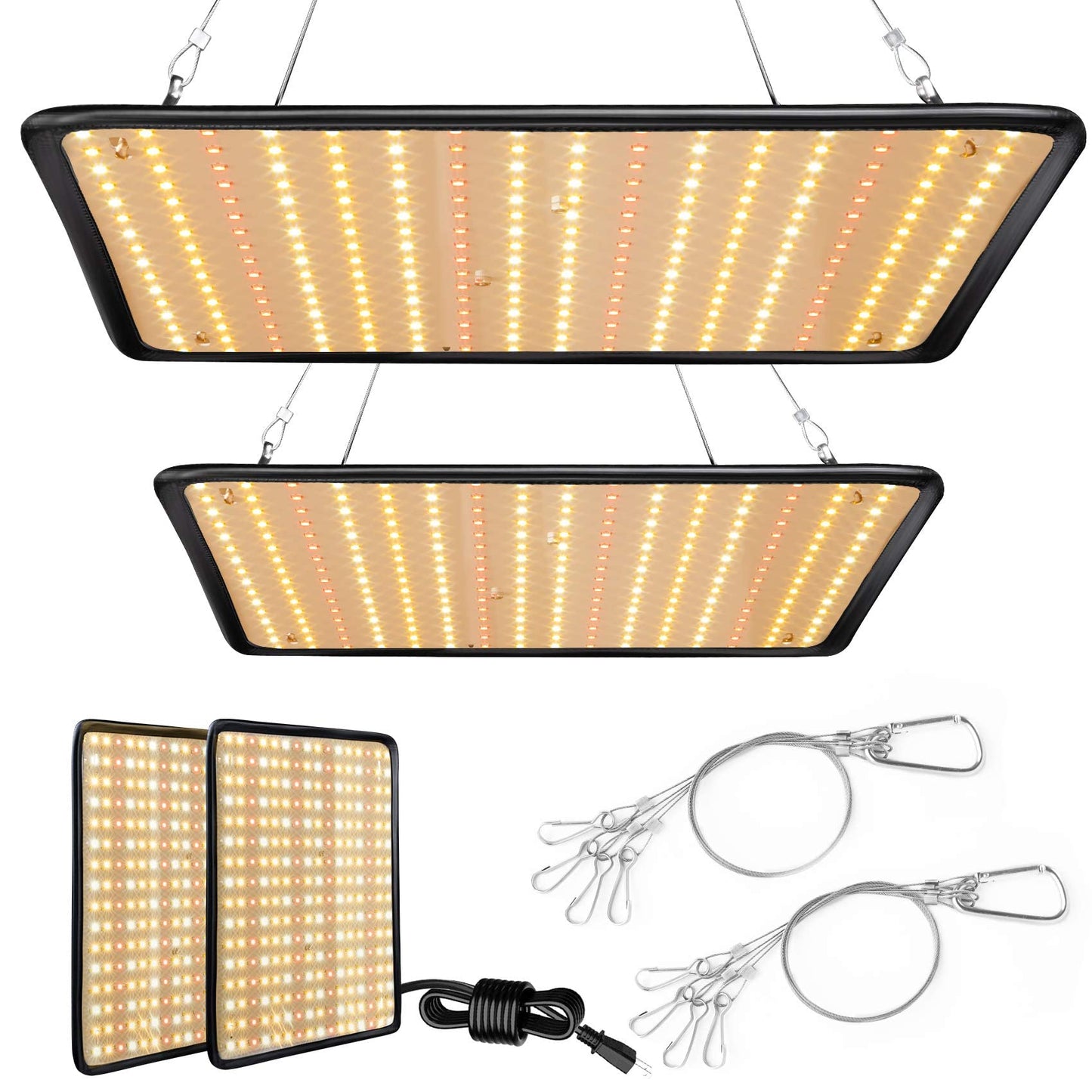 SERWING 200W LED Grow Light - Full Spectrum, Plant Growing Lamp for Indoor Plants, Greenhouse, Grow Tent, Hydroponics