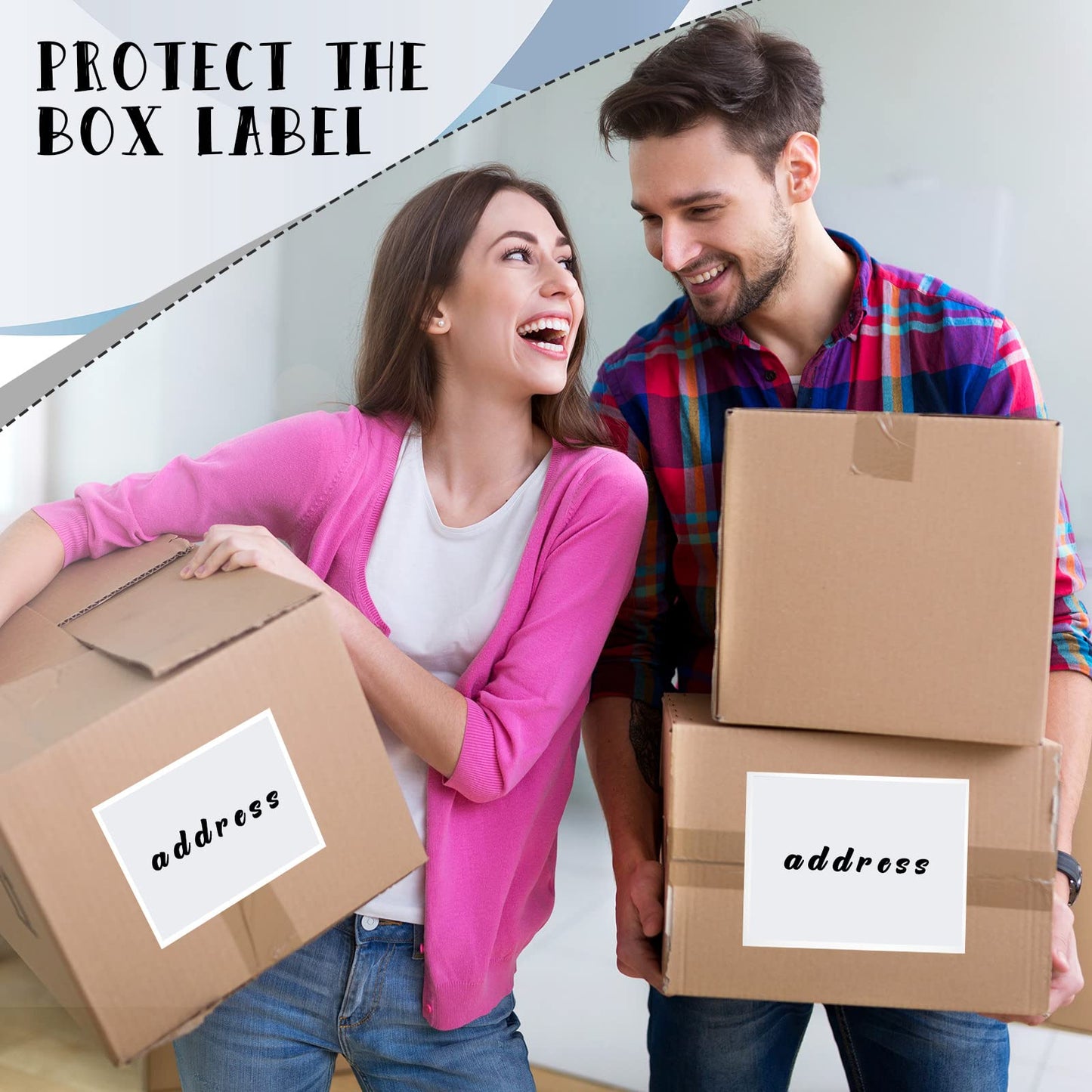 Gueevin 100 Pcs 8.5 x 11 Inch Self Adhesive Display Pockets Peel and Stick Clear Paper Sleeves Wall and Door Communication Clear Adhesive Sheet Protector Letter Size Plastic Sheet Protectors