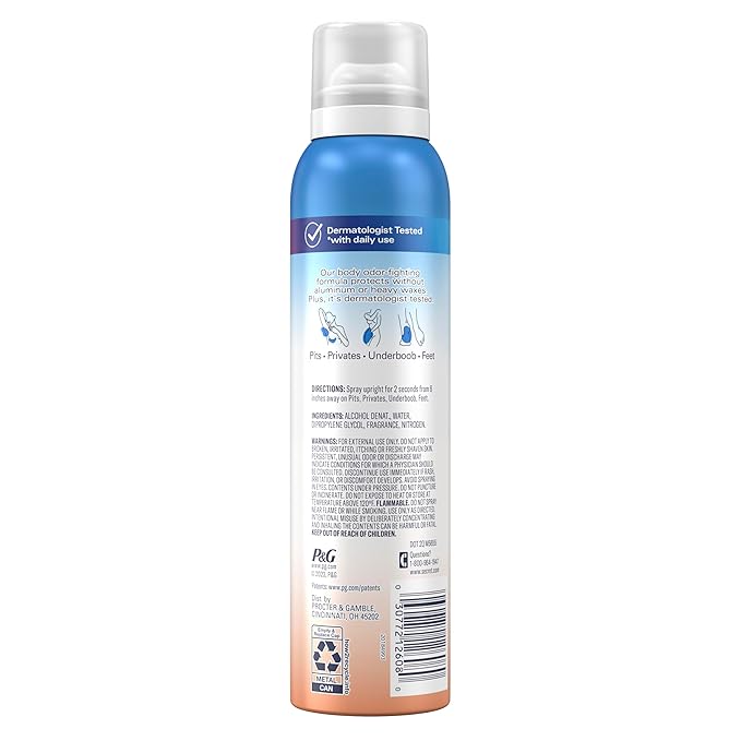 Secret Whole Body Deodorant For Women Stick, Spray & Cream Regimen Pack, Peach & Vanilla Scent, Aluminum Free Deodorant, 72 HR Odor Protection, 2.4 oz. 3 oz, 3.5 oz