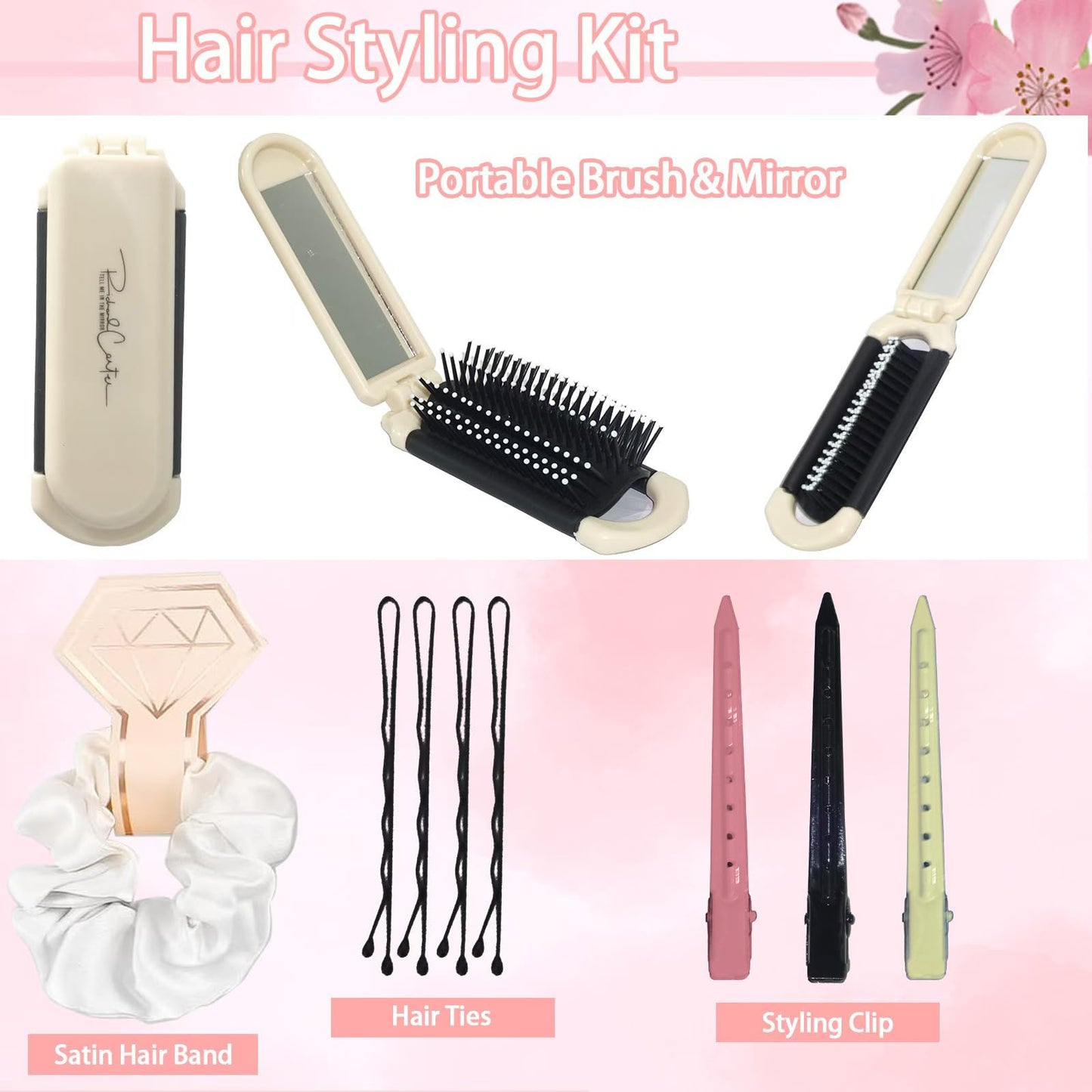 Wedding Day Emergency Kit, Bridal Emergency Kit for Wedding Day Items, Wedding Day Essential for Bride Bridesmaid, Wedding Survival Set with Makeup Bag