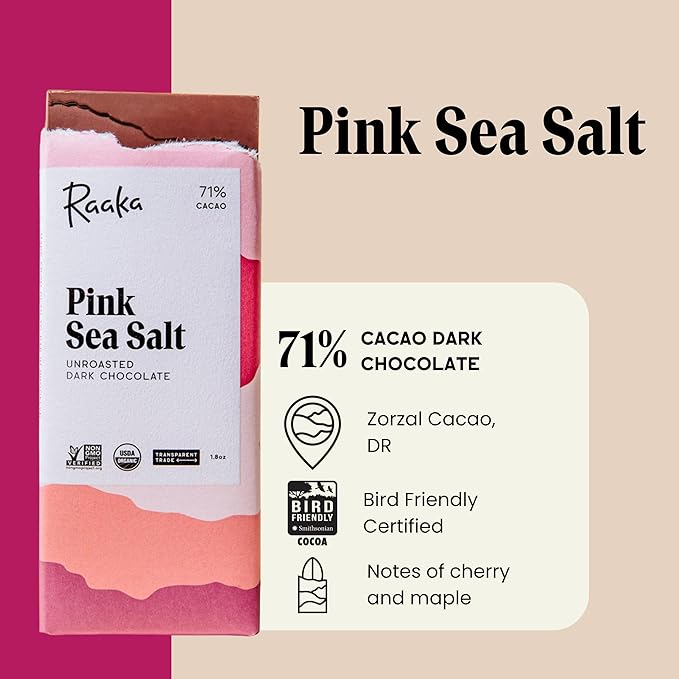 Raaka Chocolate Best Sellers Trio | Gourmet Dark Chocolate Gift | Organic, Vegan, Fair Trade, Soy Free, Non-GMO, Gluten Free, Kosher | 1.8oz Bars, 3-Pack