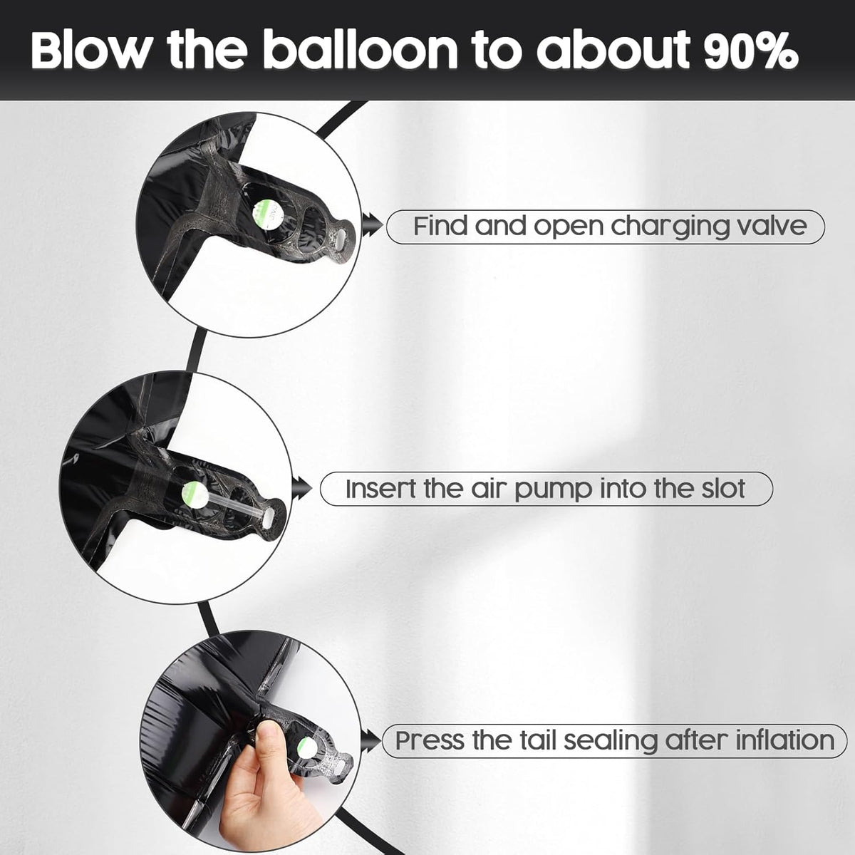 2026 Balloon - Black Birthday Number Balloons, 40 Inch Large Foil Balloons for Men Women Boys Girls Black Themed Birthday Decorations，Number 2026 Balloon