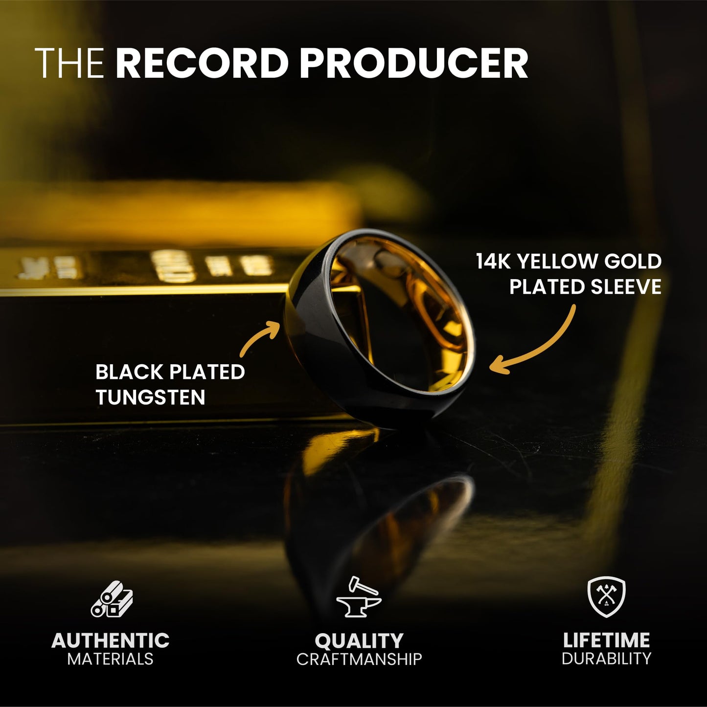 Manly Bands The Record Producer - Size 10
