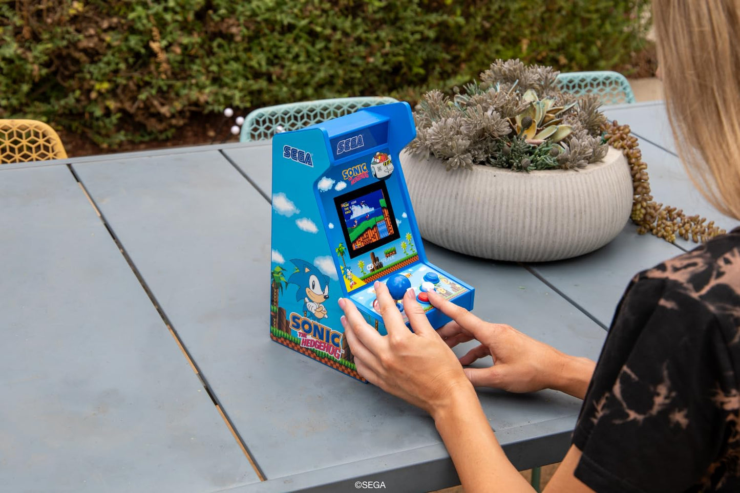 My Arcade Sonic The Hedgehog Mighty Player: Sega Retro Arcades, Sonic Games, 4 Classic Sega Games in 1, Sonic Toys