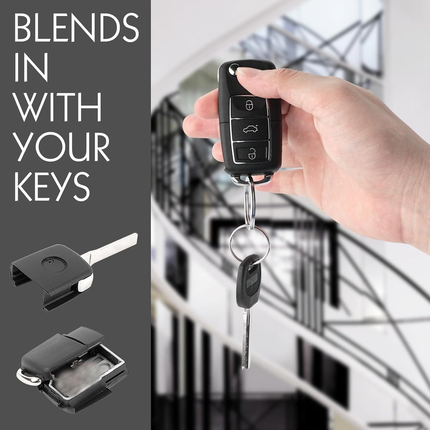 4 Pack Remote Fake Car Key Secret Safe, Portable Secret Hidden Container, Diversion Safe Compartment Container to Hide Jewelry or Valuables