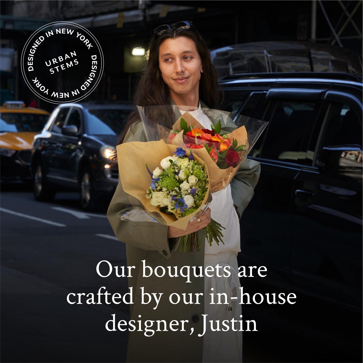 UrbanStems – Double The Firecracker Bouquet (No Vase) – Fresh Flowers for Delivery – Gift for Birthday, Thank You, Congratulations, Anniversary