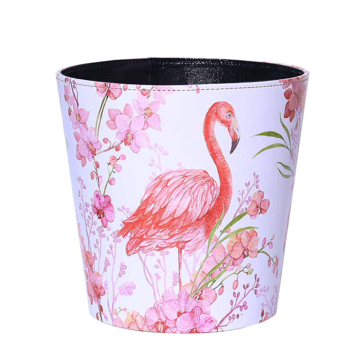 PU Leather Small Trash Can Wastebasket