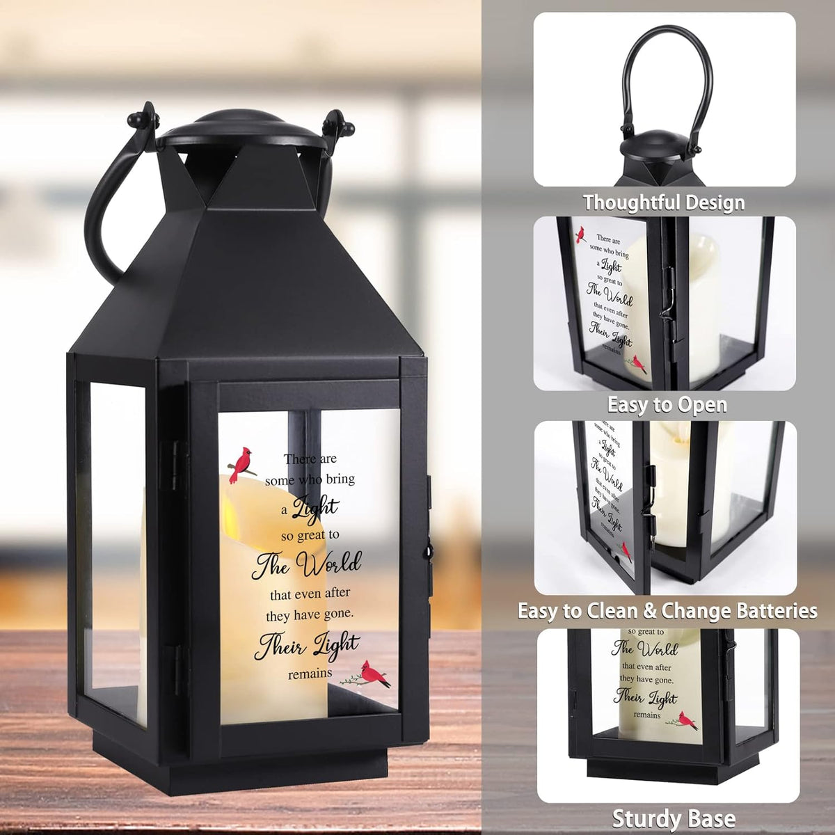 Decorative Candle Lanterns (There are Some who Bring a Light so Great to The World)