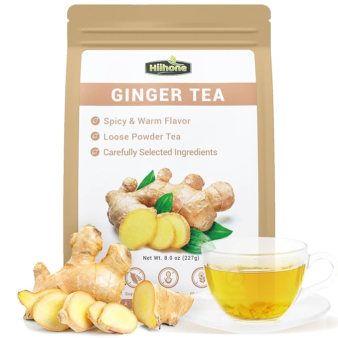 Ginger Root Herbal Tea - Caffeine Free, 8 OZ