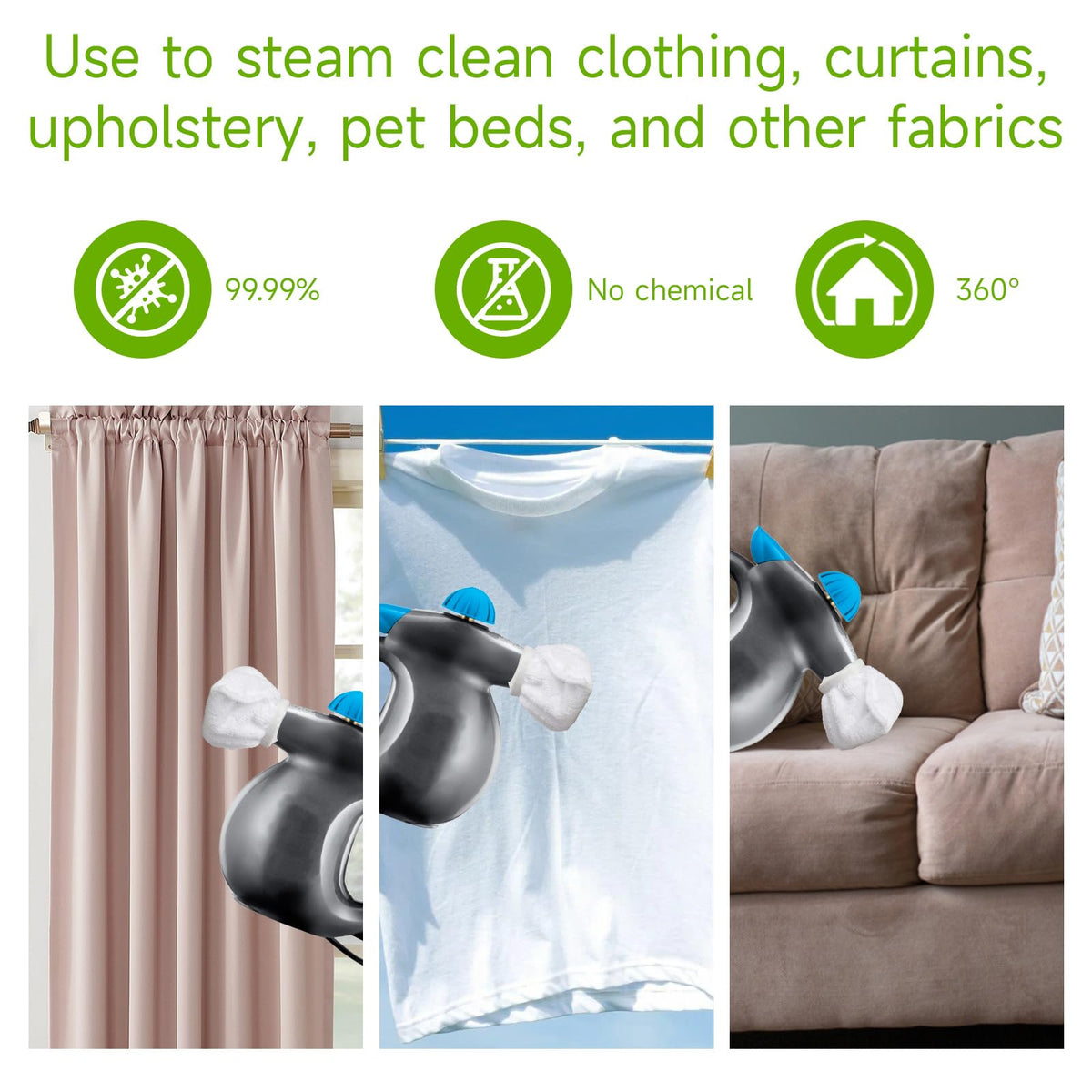 4Pack Microfiber Cloths for Handheld Steam Cleaner Compatible with Bissell Steam Shot