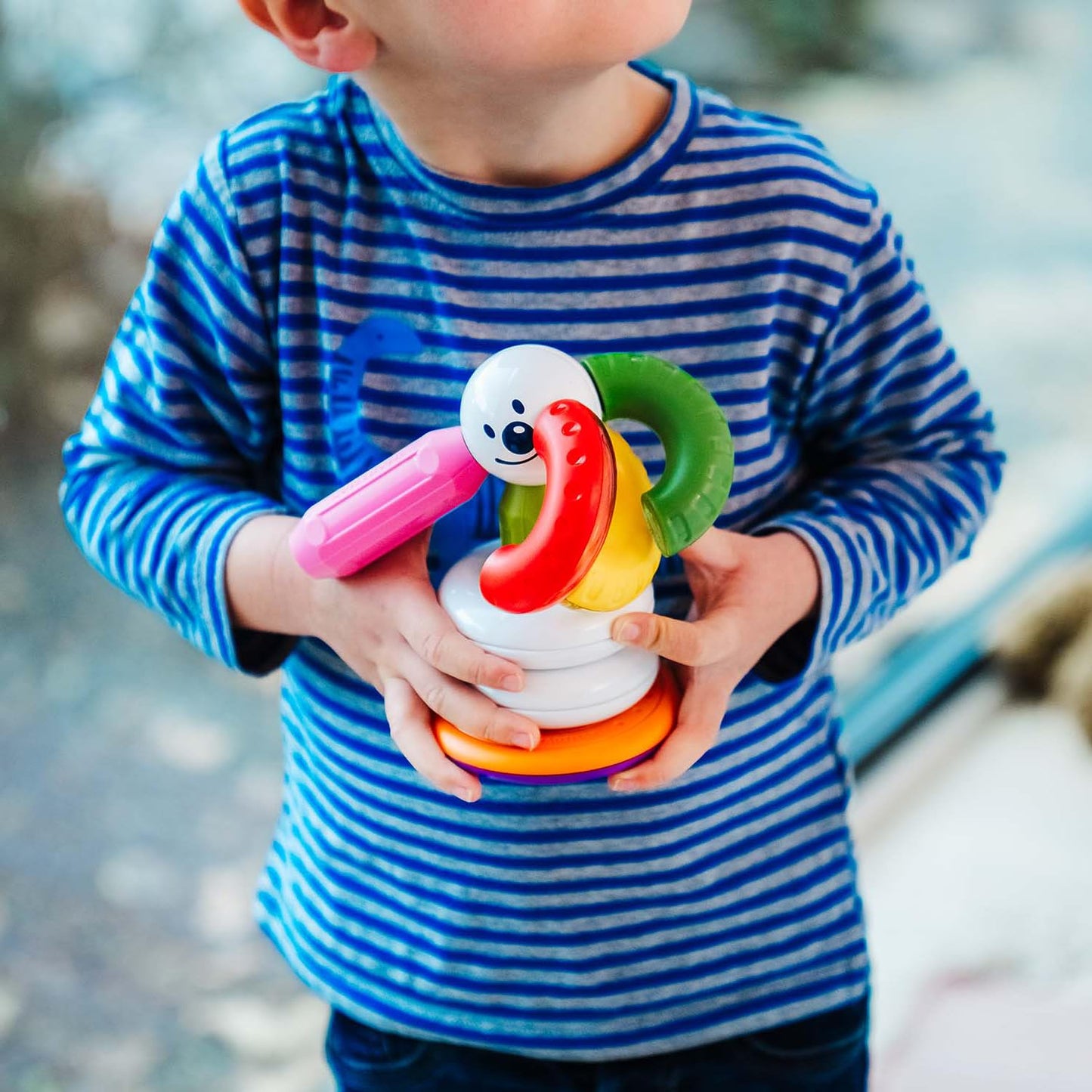 SmartMax My First Stacking Rings Magnetic Building Toy for Ages 1.5–5 – Creative STEM Stacking & Balancing Set