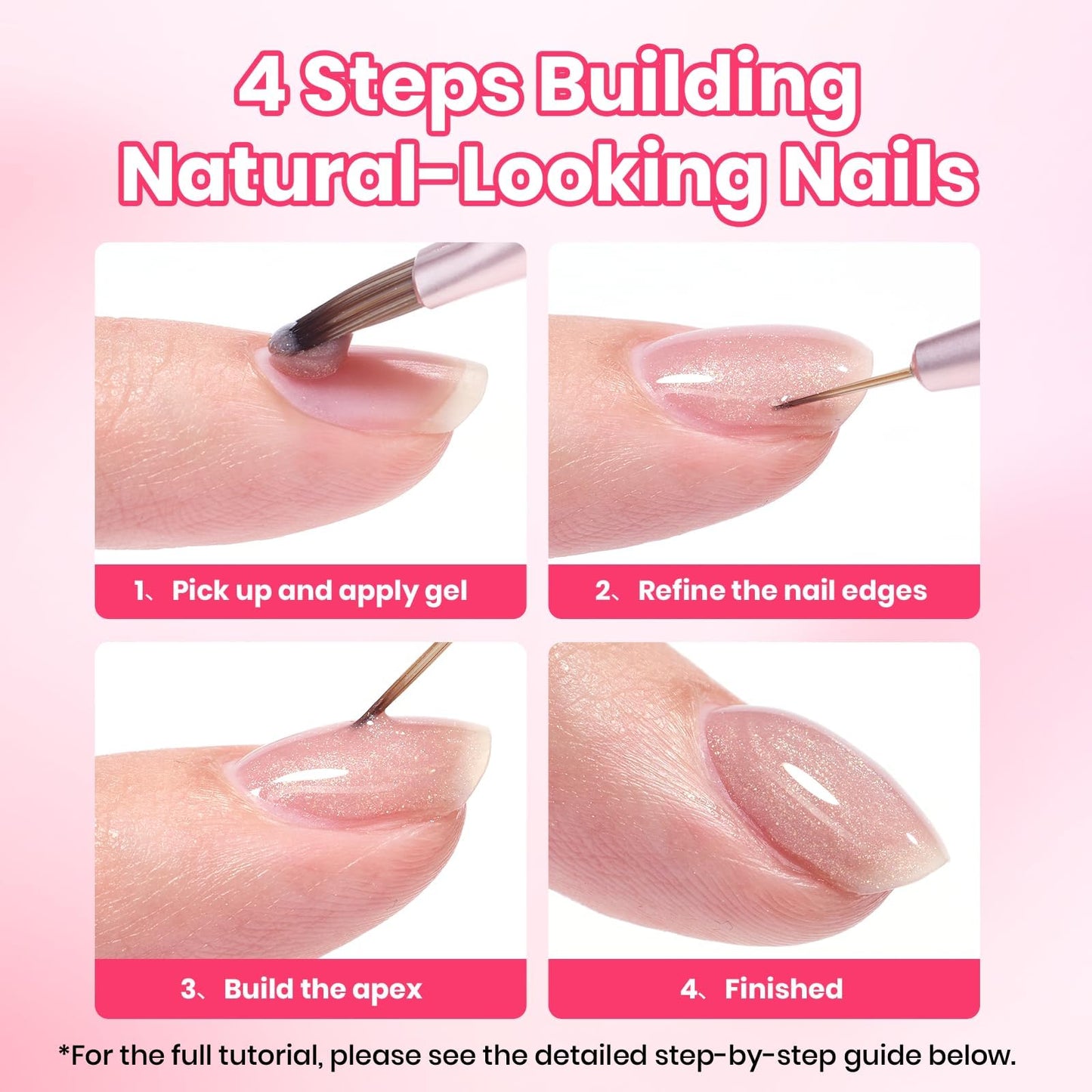 Beetles Nail Art Brush for Builder Double-Ended Gel Nail Art Design Pen Painting Tools Fingernail Brush Nails Cleaning Brush Nails Liner Brush Salon Diy at Home