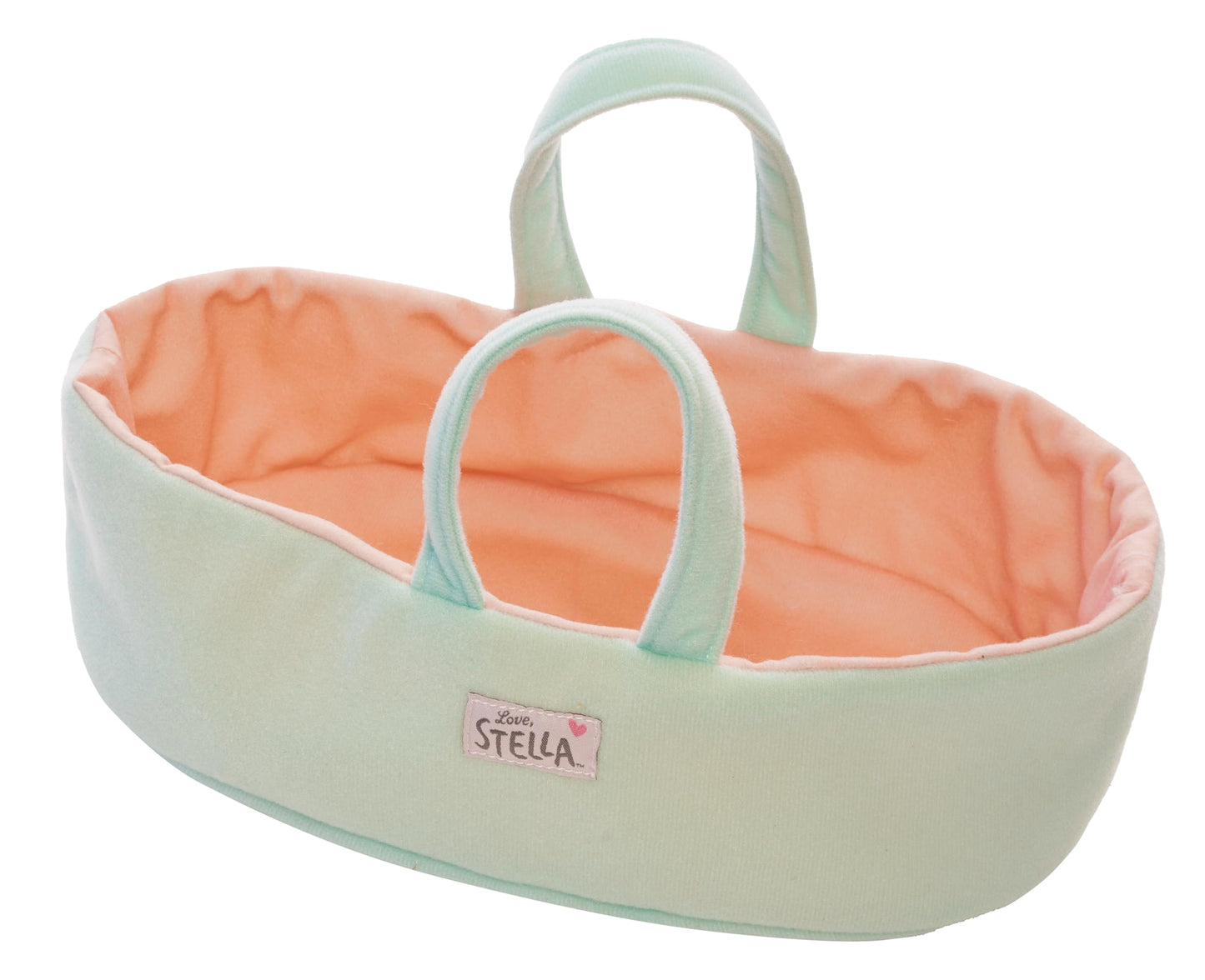 Love, Stella My First Doll Peach with Bassinet for Newborns and Infants by Manhattan Toy