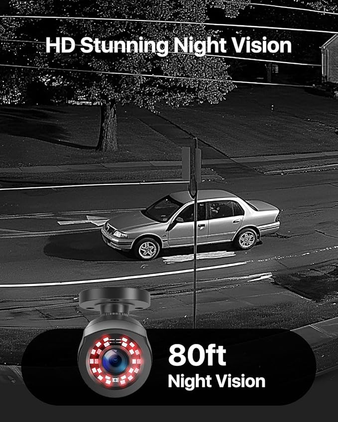 ZOSI 16CH 3K Lite Security Camera System with 2TB HDD,AI Human/Vehicle Detection,Night Vision,Remote Access,H.265+ 16 Channel 5MP Lite HD-TVI DVR with 12PCS 1080P Outdoor Indoor Surveillance Cameras