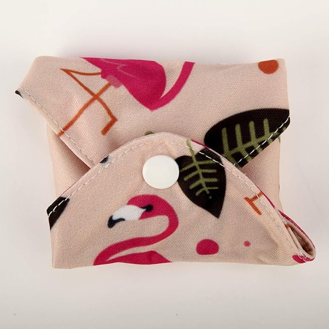 5 XS Panty Liners 1 Wet Bag Cloth Menstrual Pads Reusable Washable (Butterflies, XS Panty Liners)
