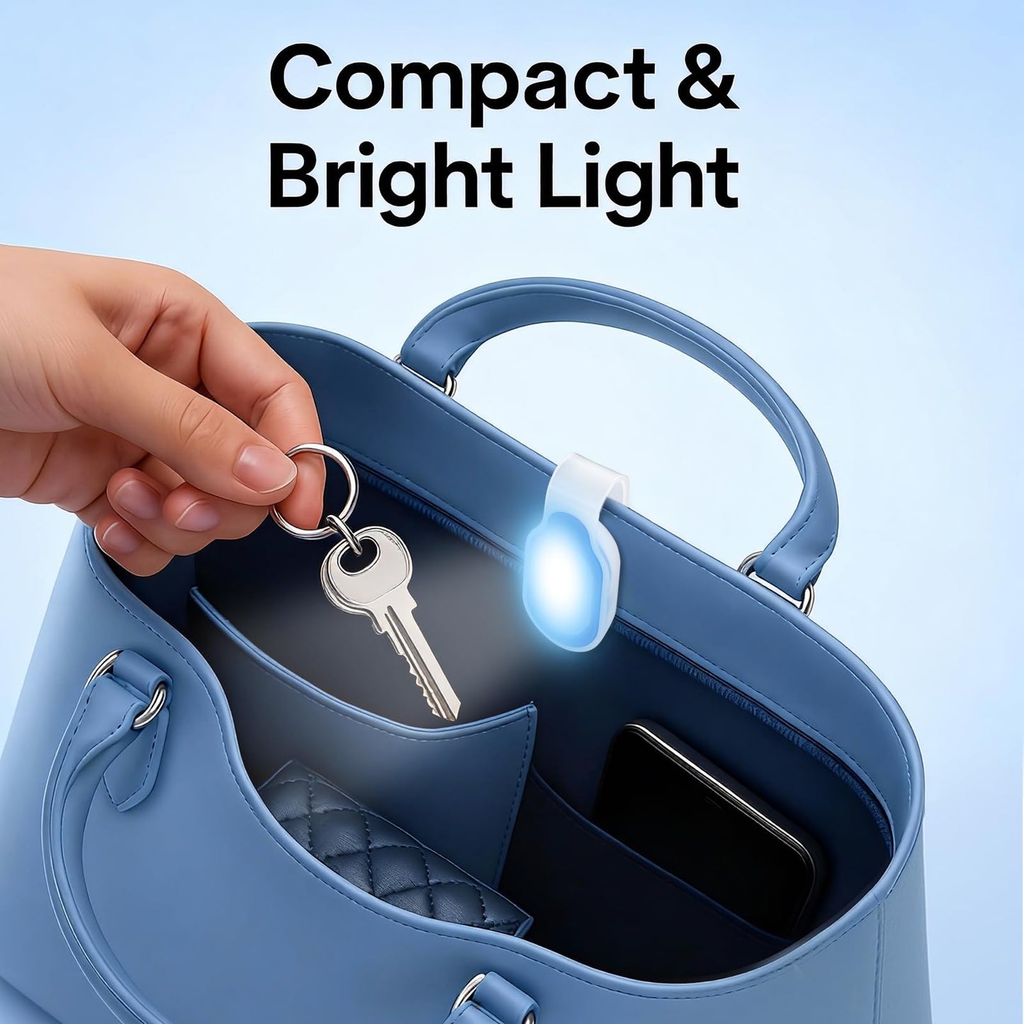 Nurse Light Clip On for Night Shift, 2 Pack Rechargeable Magnetic Nursing Night Light, Nurse Essentials, Hospital Nurse Scrub Lights, Handfree Clip-on Flashlight for Healthcare Workers, Blue & Pink