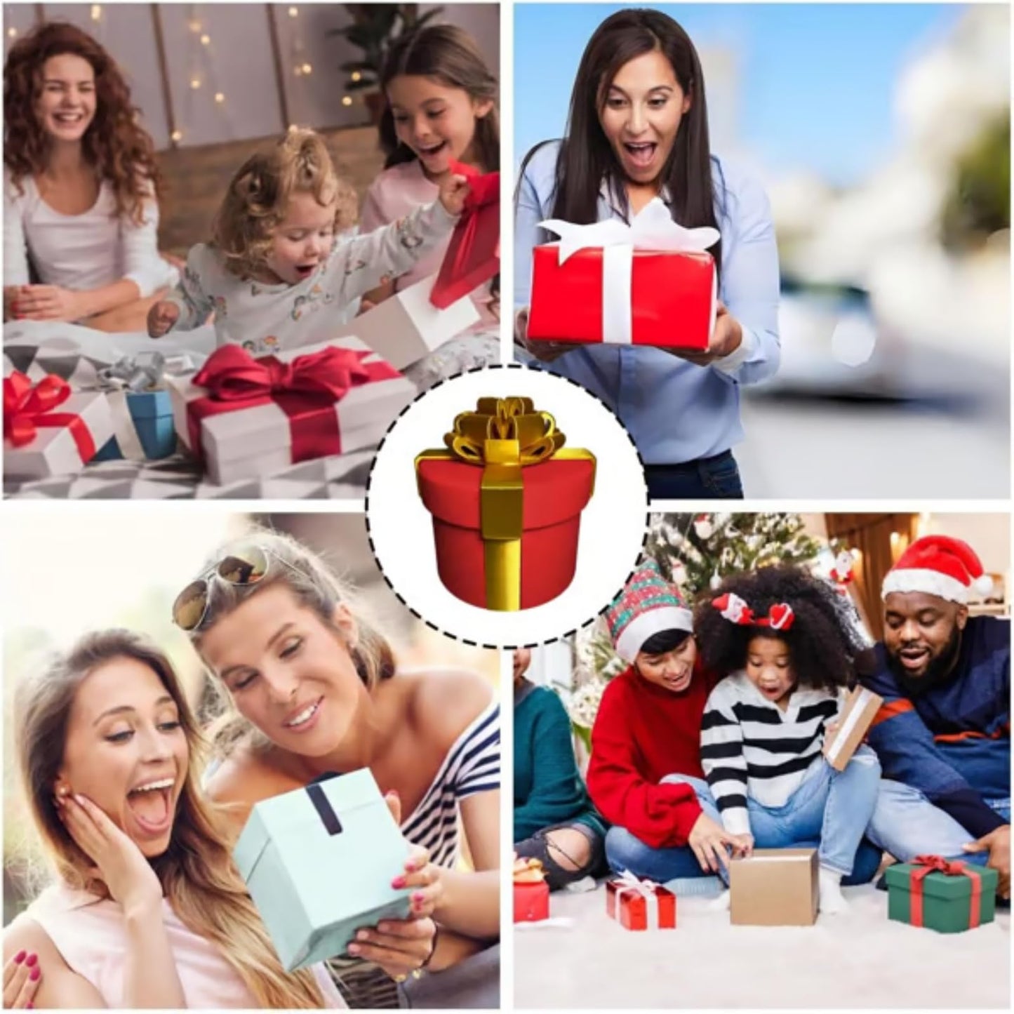 MCNULGUR Annoying Nested Screw Gift Box – Funny Prank Gag Gift for Christmas, Office – Elevate Gifting with Sophistication & Surprise (Black)