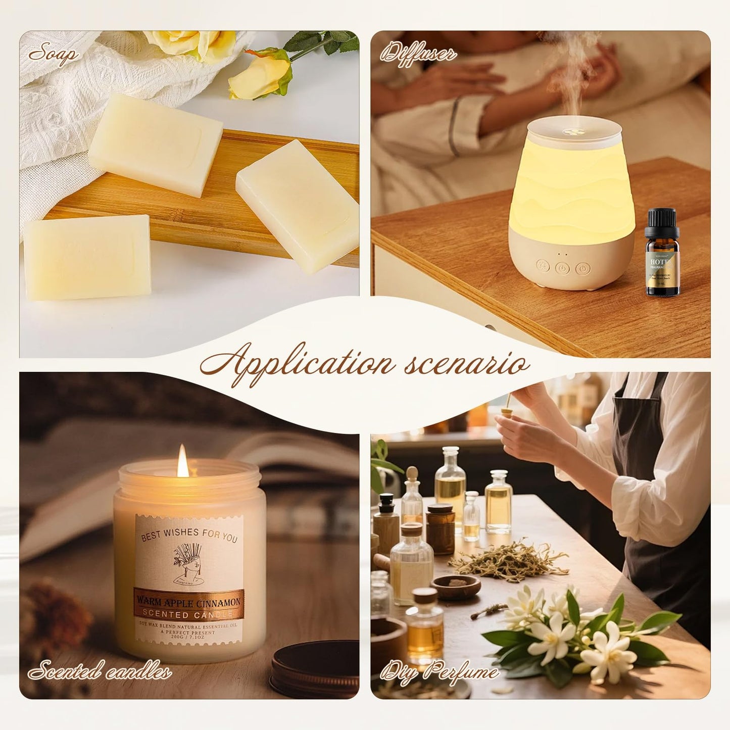 Hotel Diffuser Oil Gift Set - Inspired by 5-Star Hotel Scents - My Way,Ritz - C,Westin White Tea,Baccarat,Four Seasons,Hilton,Beachfront Villa,Paris Coast, Fragrance Oil Set
