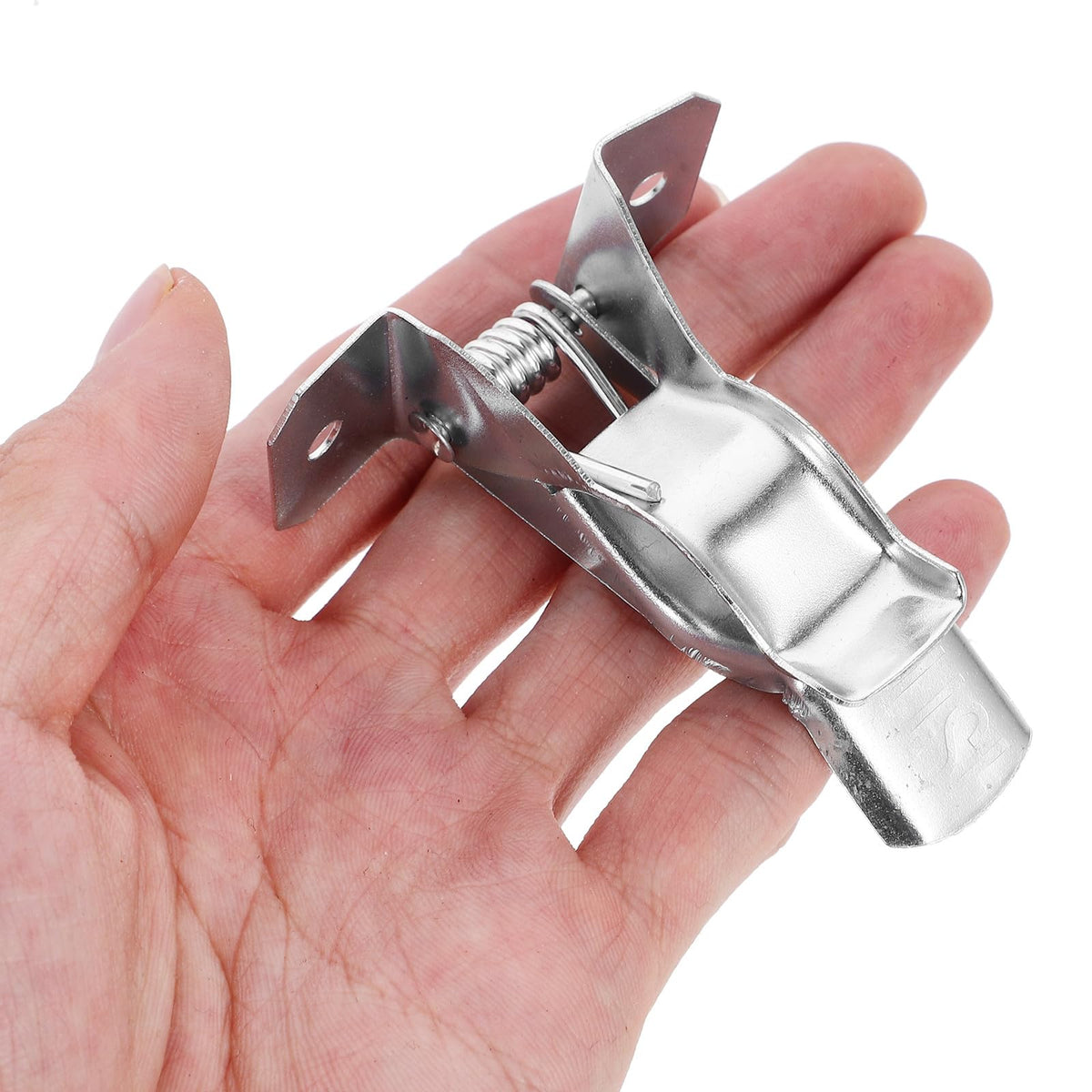 10pcs Wall Mounted Mop Broom Holder Heavy Duty Iron Broom Gripper Clips for Garage Kitchen Bathroom Storage Organizer