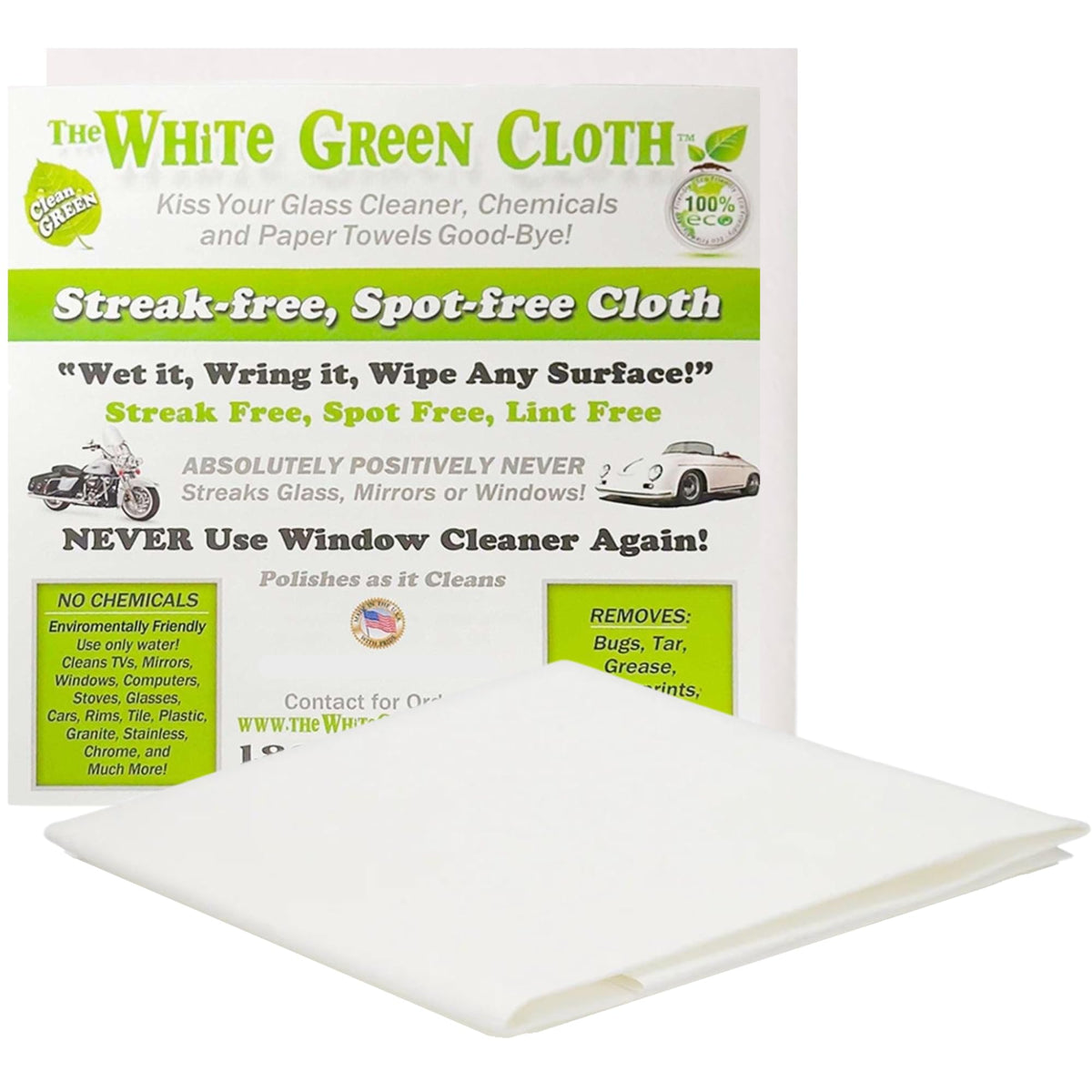 1 Pack Reusable Cleaning Cloth for Streak