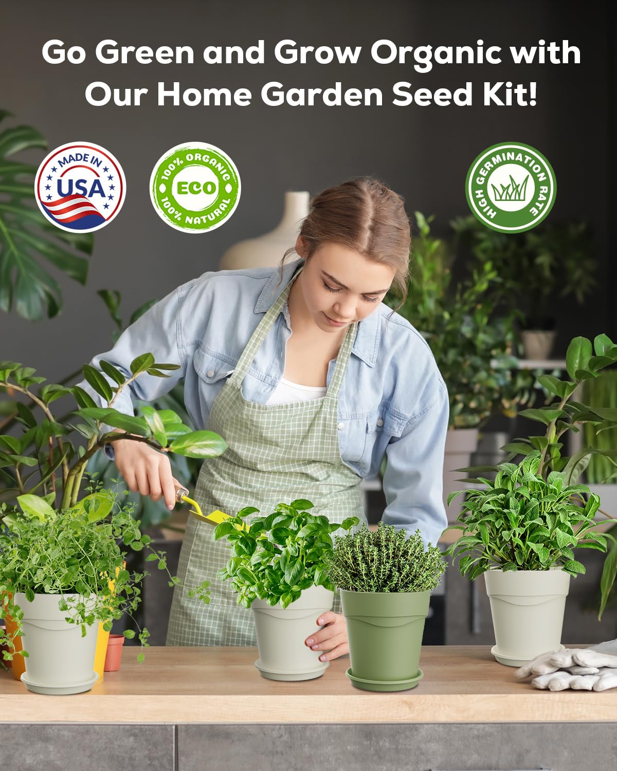 8 Herb Garden Kit - Perfect Gifts for Women
