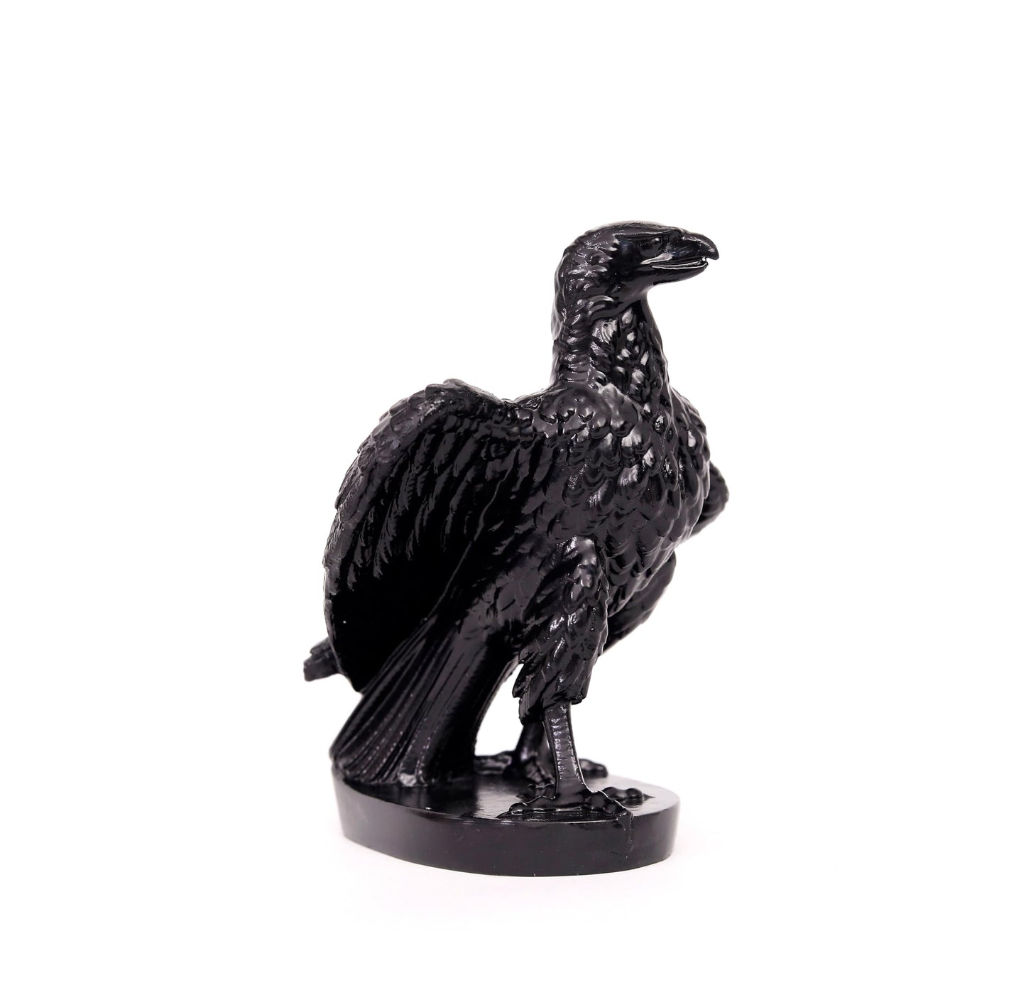 EASCHEER Eagle Statue 5.11" Gothic Black Bird Decor Eagle Figurine Falcon Statue Collectible Figurine…