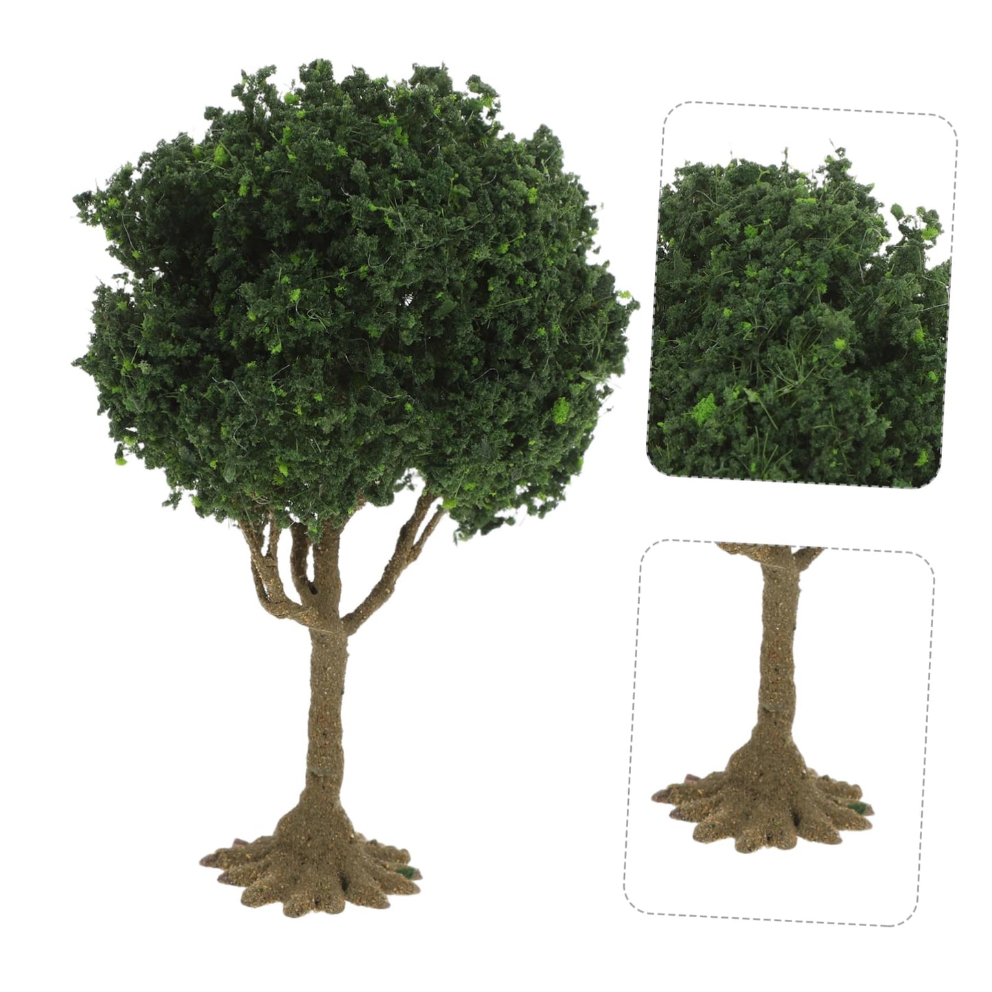 YARNOW Landscape Tree Model 3.93 Inch Miniature Trees for Model Train Scenery Architectural Models Realistic Fake Trees for DIY Crafts and Scenic Layouts