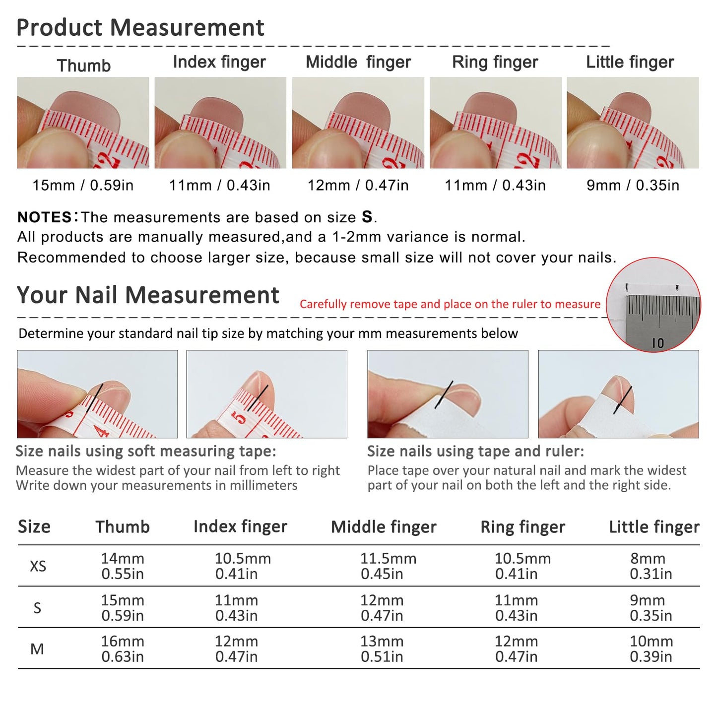 TENPAL Sheer Nude Press on Nails Medium Oval Salon Style for Everyday, Handmade & Reusable, Classic Sheer False Nails with a Clean Finish(S)