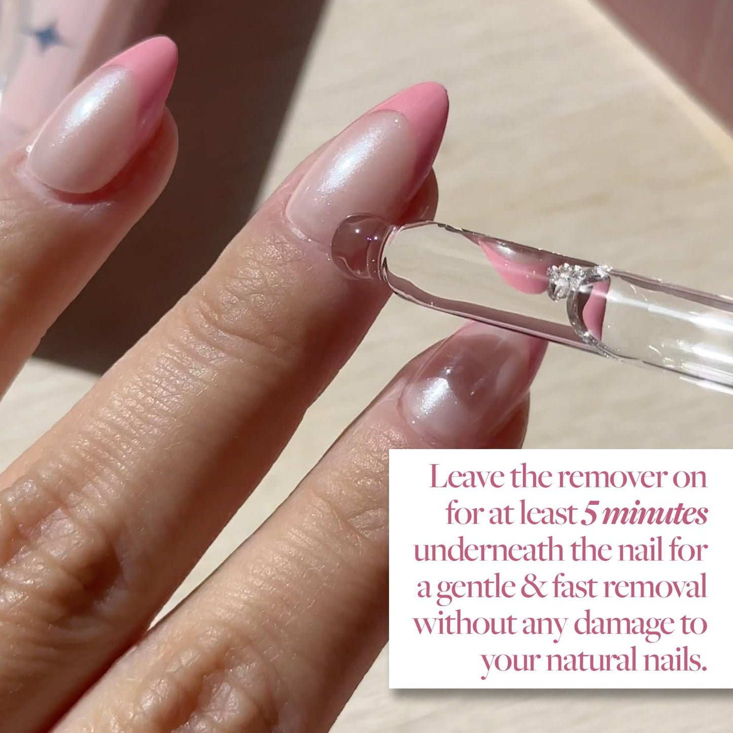 Glamnetic Press-On Nails - Bark Brown | Dark Brown Short Round False Nails | 15 Sizes - 30 Nail Kit with Glue and Remover