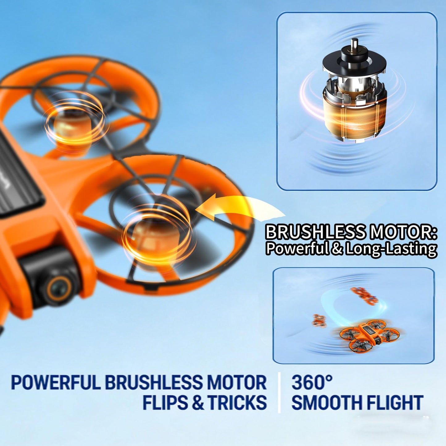 Hnvuxs Drone With Camera For Adults - 4.5” Fhd Screen Remote Control, 2k Dual Camera, 40 Min Flight, Brushless Motor, Obstacle Avoidance, Auto Hover,Follow Me, One Key Takeoff/Landing, 360° Flip, Includes 2 Batteries, Perfect Mini Drone For Kids And Begin