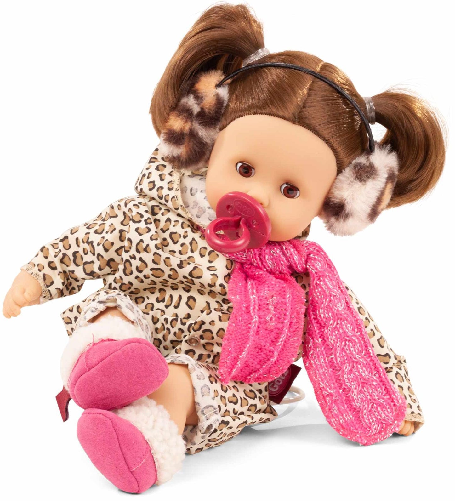 Gotz 2420960 Muffin Cats- 13" Tall Baby Doll with Brown Hair and Brown Sleeping Eyes