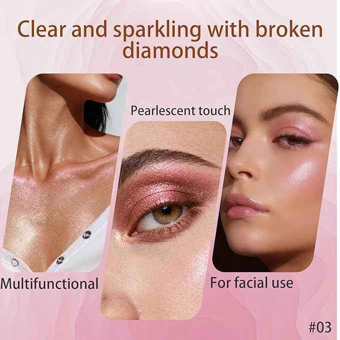 Aurora Purple Glitter Cream Shimmer Eyeshadow Sticks, Multichrome Matte Eye Shadow Stick, Waterproof and Long-Lasting Smooth Cream Eye Highlighter Stick Makeup for Women, 3 Aurora Purple Twilight