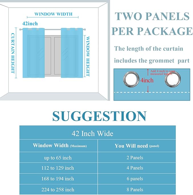 Estelar Textiler Yellow and Navy Blue Ombre Blackout Curtains for Living Room, Thermal Insulated Gradient Blackout Drapes, Full Room Darkening Energy Saving Curtains for Bedroom, 42Wx84L, 2 Panels