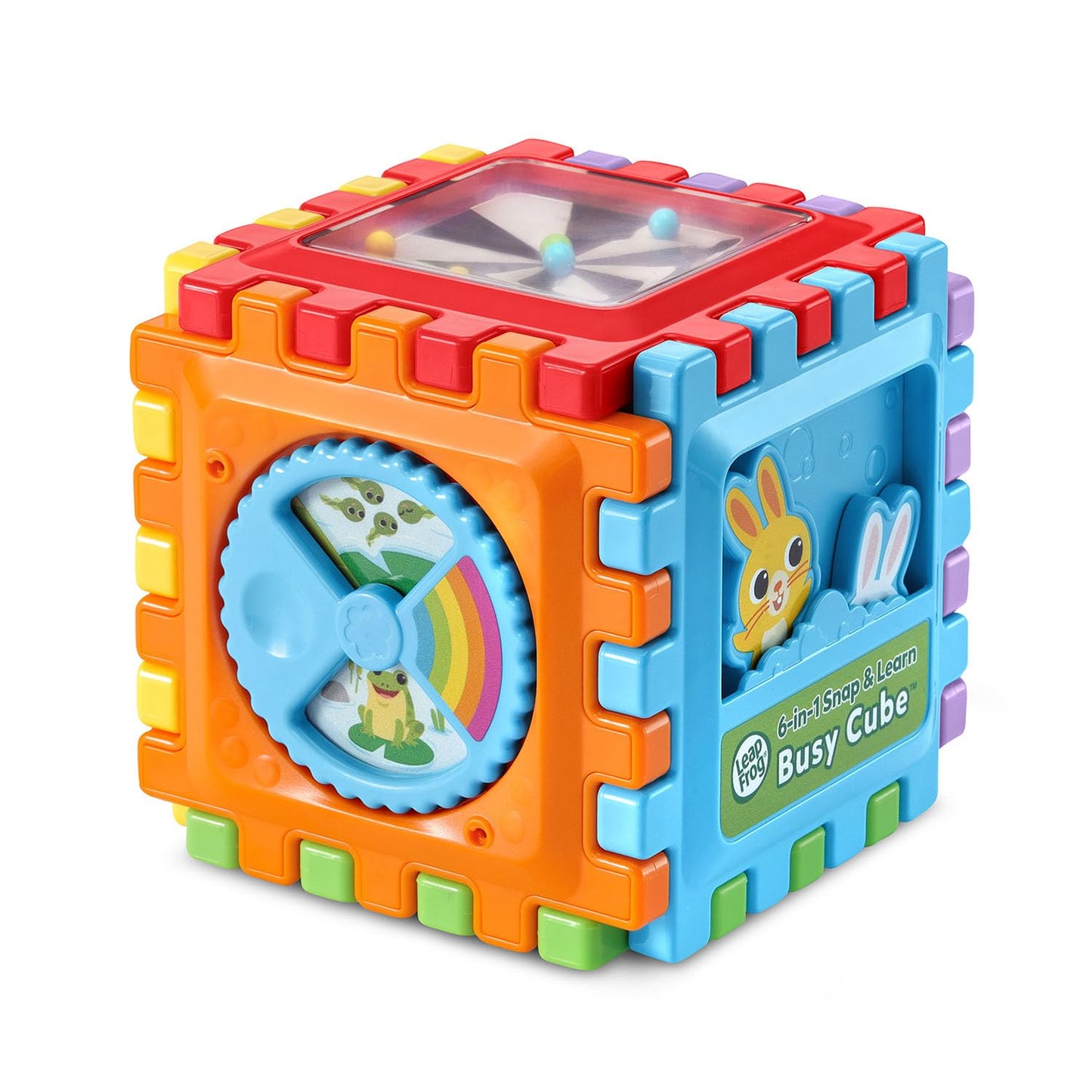 LeapFrog 6-in1 Snap and Learn Busy Cube Motor Skills Baby Toy
