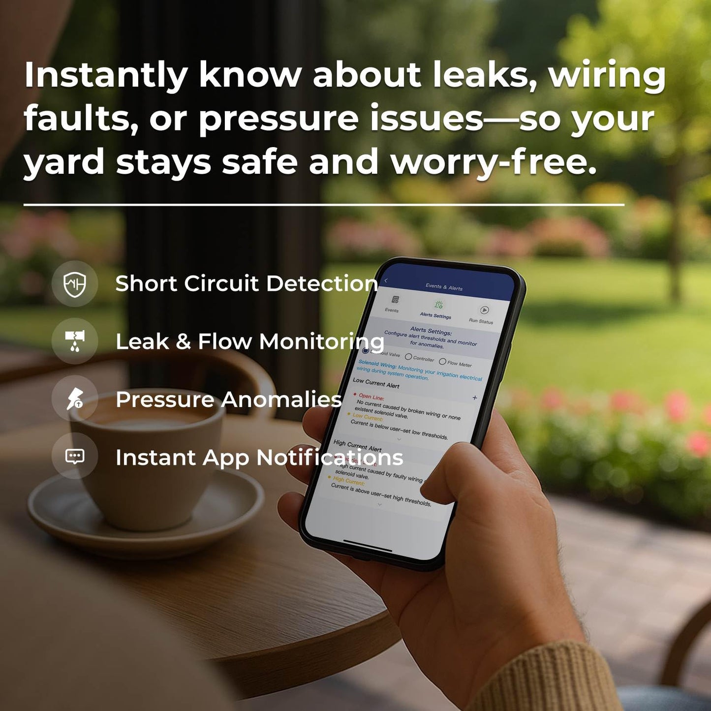 Remo Garden Smart Sprinkler Controller – 8 Zone WiFi Irrigation Controller with App, Weather-Based Scheduling, Easy DIY Setup