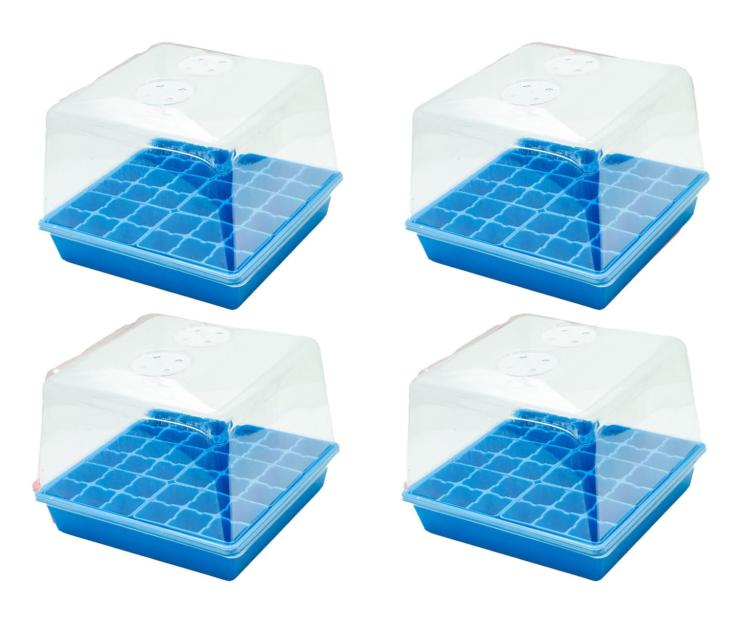 Bootstrap Farmer Countertop Seed Starter Kit in Blue, Reusable 1010 Tray Bundle with Inserts and Humidity Dome