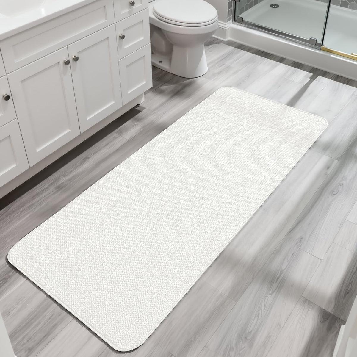 Bath Mat Ultra Thin Bathroom Runner Rugs (18 Sq Ft)