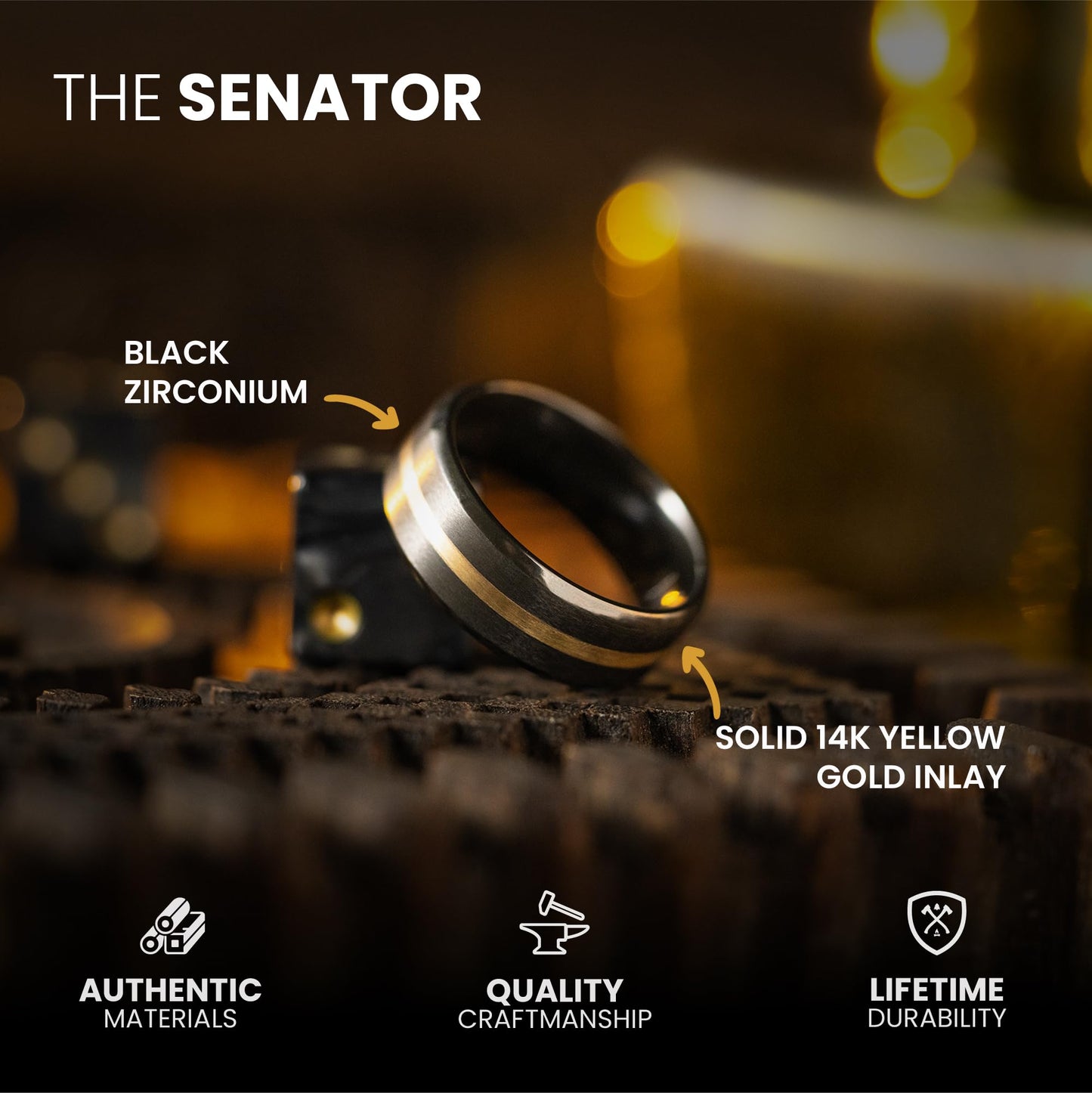 Manly Bands The Senator - Size 9