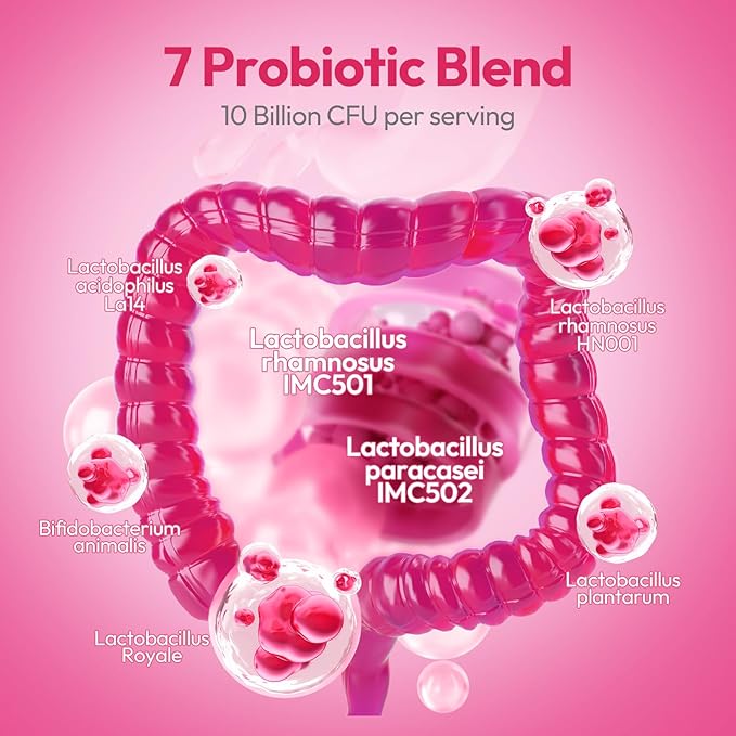 Vaginal Probiotics for Women – pH Balance Support with Prebiotics & Lactobacillus Probiotic Blend – Healthy Vaginal Flora & Odor Control – Women's Vaginal Health Supplement – 30 Capsules