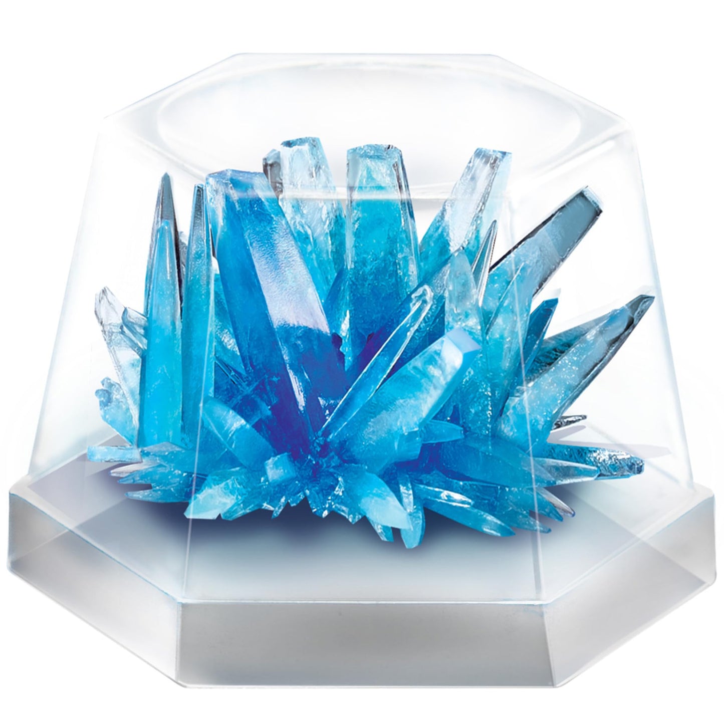 4M: KidzLabs - Crystal Science Kit - Grow 3 Unique Shaped Crystals, DIY STEM Craft, Mix Compounds & Observe Growth, Geology-Chemistry-Science, Kid 10+