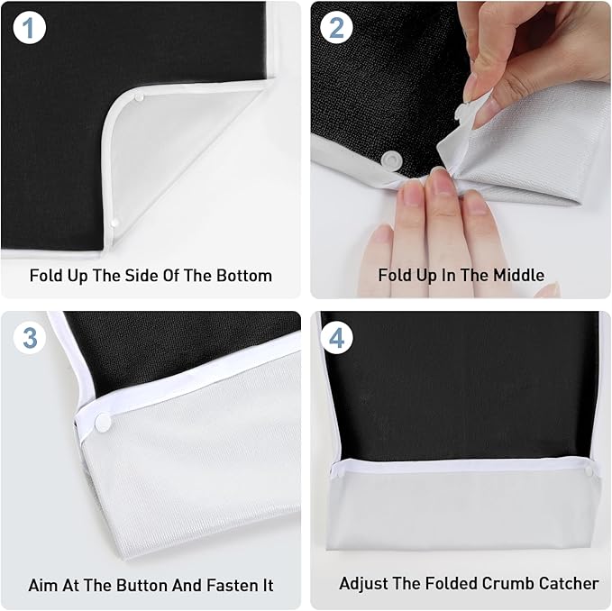 Pozico Adult Bibs for Eating Women/Men/elderly Washable,Waterproof, Clothing Protectors & Adult Bibs with Debris Trap