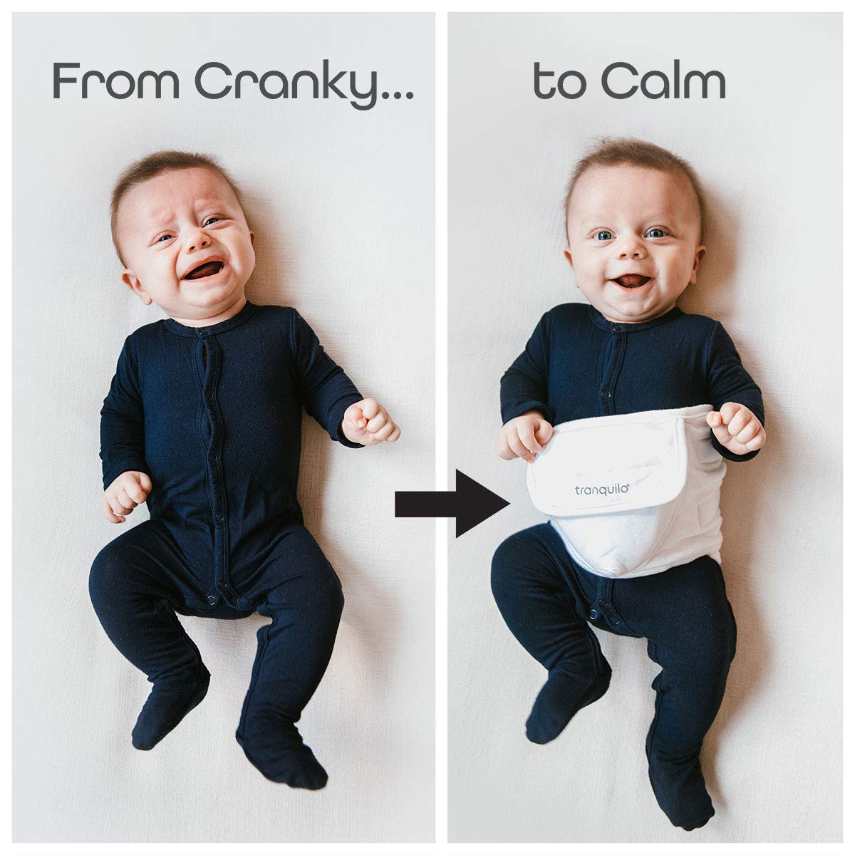 Tranquilo Baby Soothe Baby Massager and Band - Massage Machine is a Natural Soother for Calming a Fussy Baby