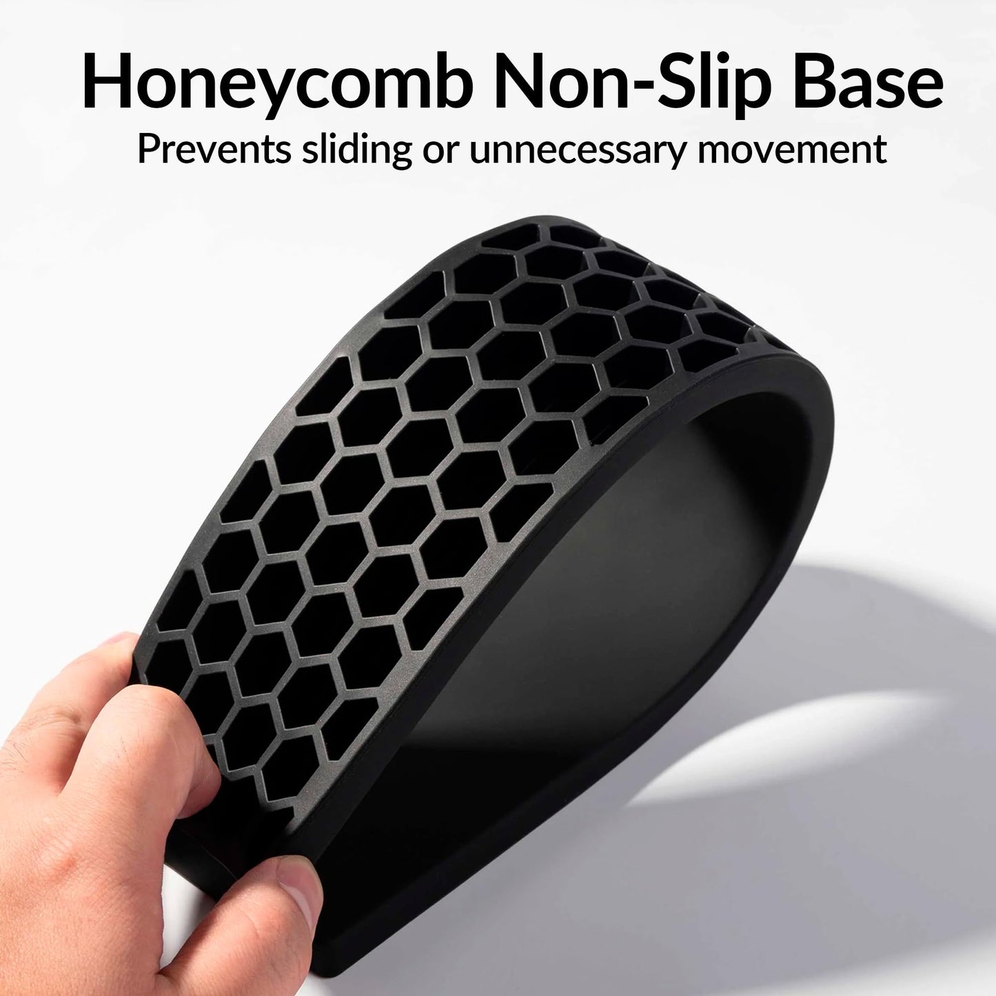 Keychron 12.48" Silicone Wrist Rest for 75% Compact Mechanical Keyboards, Ergonomic Palm Support with Full Honeycomb Non-Slip Base, Compatible with K2/K2 Pro/K2 Max/K2 HE/K6/K6 Pro/K6 HE