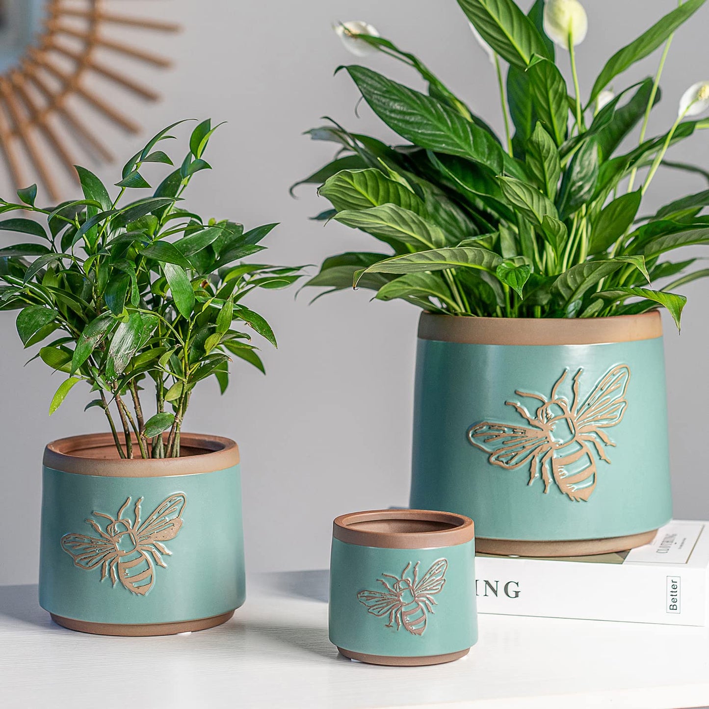 YBX YIBOXUAN Glazed Terracotta Pots and Sand Glazed Ceramic Pots